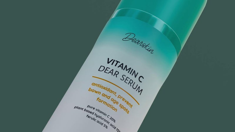 Dearskin Vitamin C Serum 20% - PURE L-ASCORBIC ACID, Ferulic Acid, Hyaluronic Acid Botanic, Vitamin E Organic Cruelty Free for Face and Neck Best Antioxidant, Treatment for Wrinkles, Men and Women - Image 3